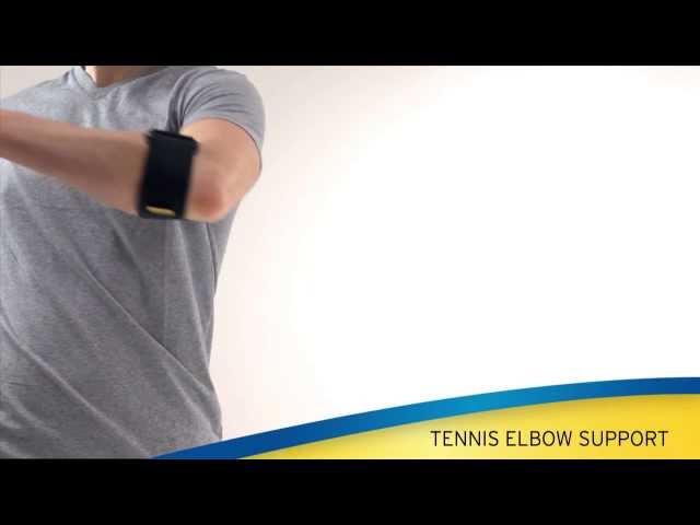 Futuro™ sport tenniselleboogbandage - aanpasbaar - zwart - 1 maat - 1 st