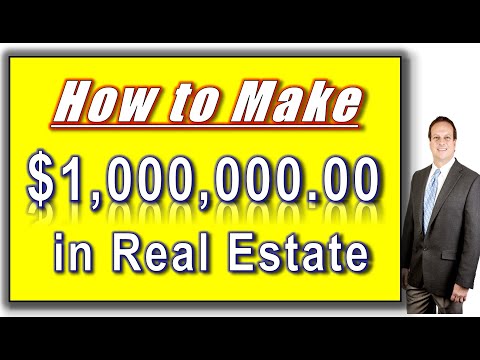 How to Make $1,000,000 as a Realtor. How to Become a Top Selling Real Estate Agent. #realestate