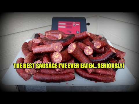 Making Smoked Polish Venison Sausage With Cheddar Cheese