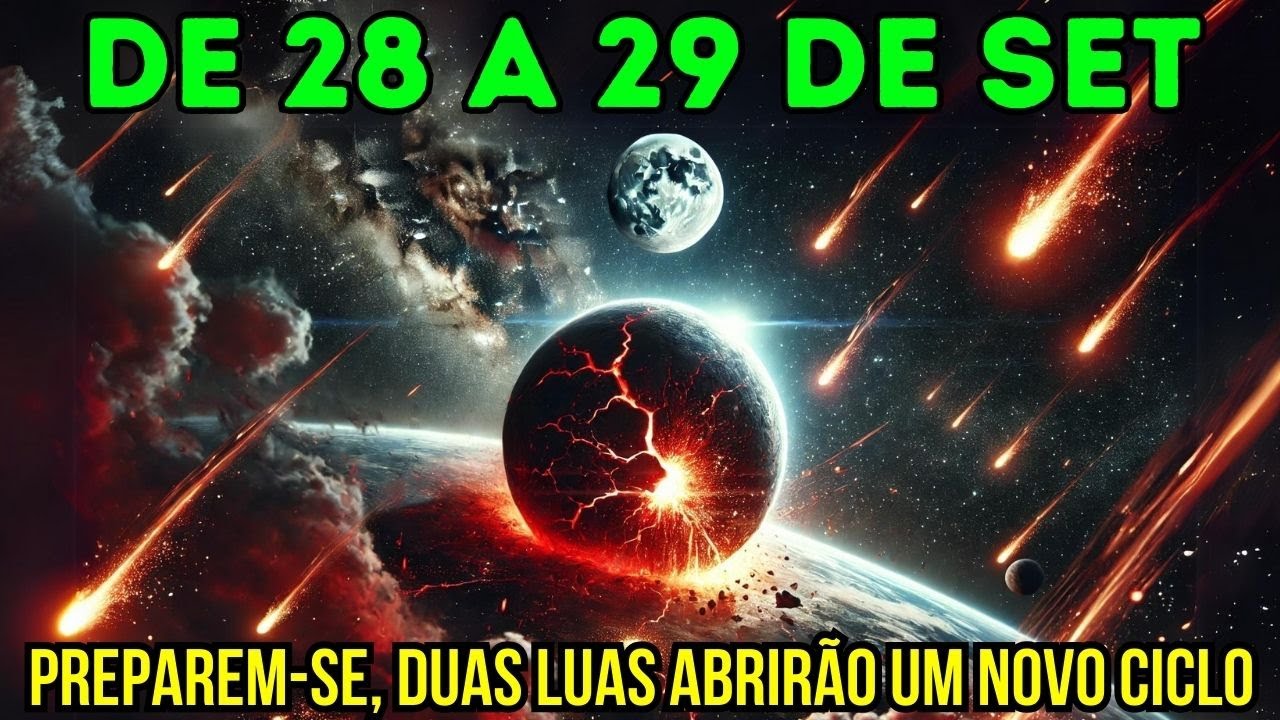 💫 Atenção! 🌕 Um raro evento lunar duplo liberará poderosas energias caóticas 💫