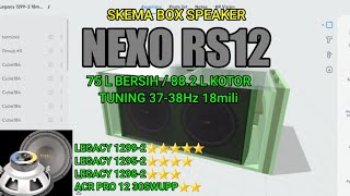 Download lagu Skema Box Nexo RS12 Legacy 1299-2 Tuning 37Hz mp3 Download lagu Skema Box Nexo RS12 Legacy 1299-2 Tuning 37Hz mp3