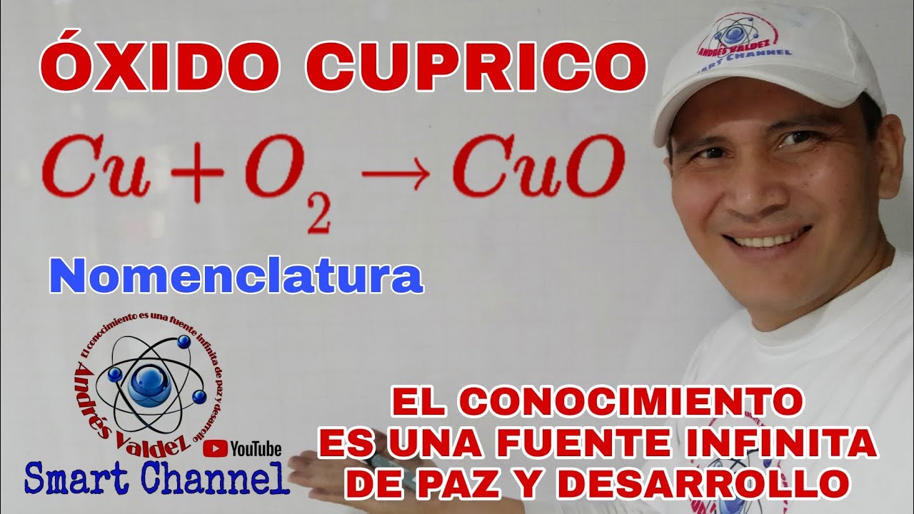 ÓXIDO CUPRICO NOMENCLATURA TRADICIONAL, STOCK Y SISTEMÁTICA