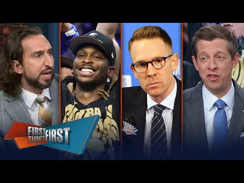 Thunder title sparks asterisk debate; Presti eyes a spot in Top 10 in the Draft | FIRST THINGS FIRST