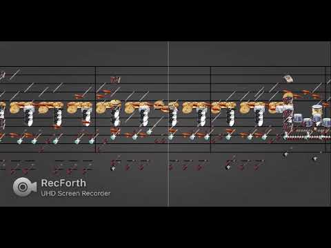 Bad Apple!! from Touhou on Notessimo V3 Legacy Edition