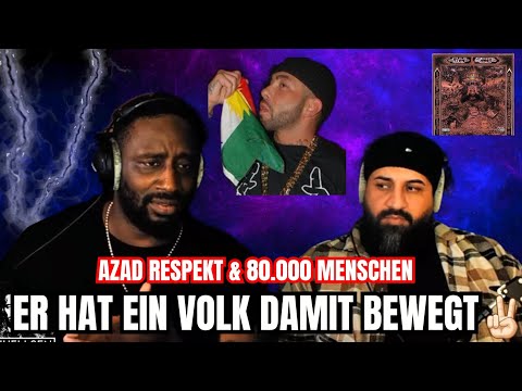 AZAD RESPEKT..ER HAT EIN VOLK DAMIT BEWEGT😡✌️GÄNSEHAUT VOR 80.000 MENSCHEN | MANUELLSEN TWITCH