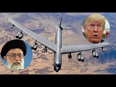 USA Iran Tensions B52 Nuclear capable Bombers Deployed to Gulf update Breaking May 2019 News Video