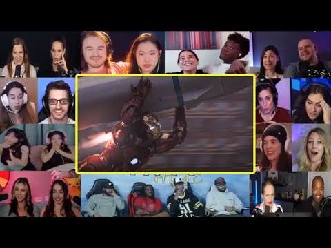 Iron Man Carries The Nuke Reaction Mashup | The Avengers (2012) Movie Scene