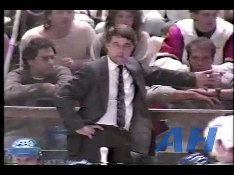 NHL Nov. 26, 1989 New York Rangers v Quebec Nordiques (R) Lindy Ruff v Paul Gillis