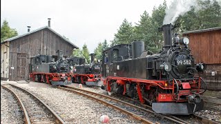 preview picture of video 'Museumsbahn Schönheide - Rangierfahrten in Schönheide'