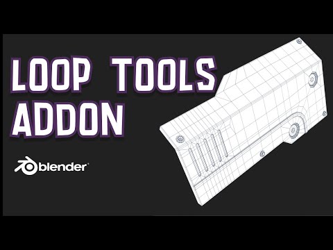 Proper Modeling technic with Inbuild addon " Loop Tools" Blender