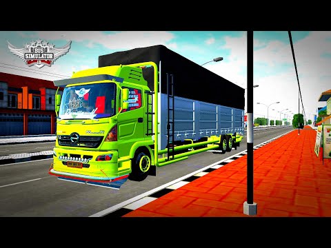 MOD BUSSID TERBARU 2021 || MOD TRUK HINO 500 C23 TERBARU FULL ACC GERAK!!