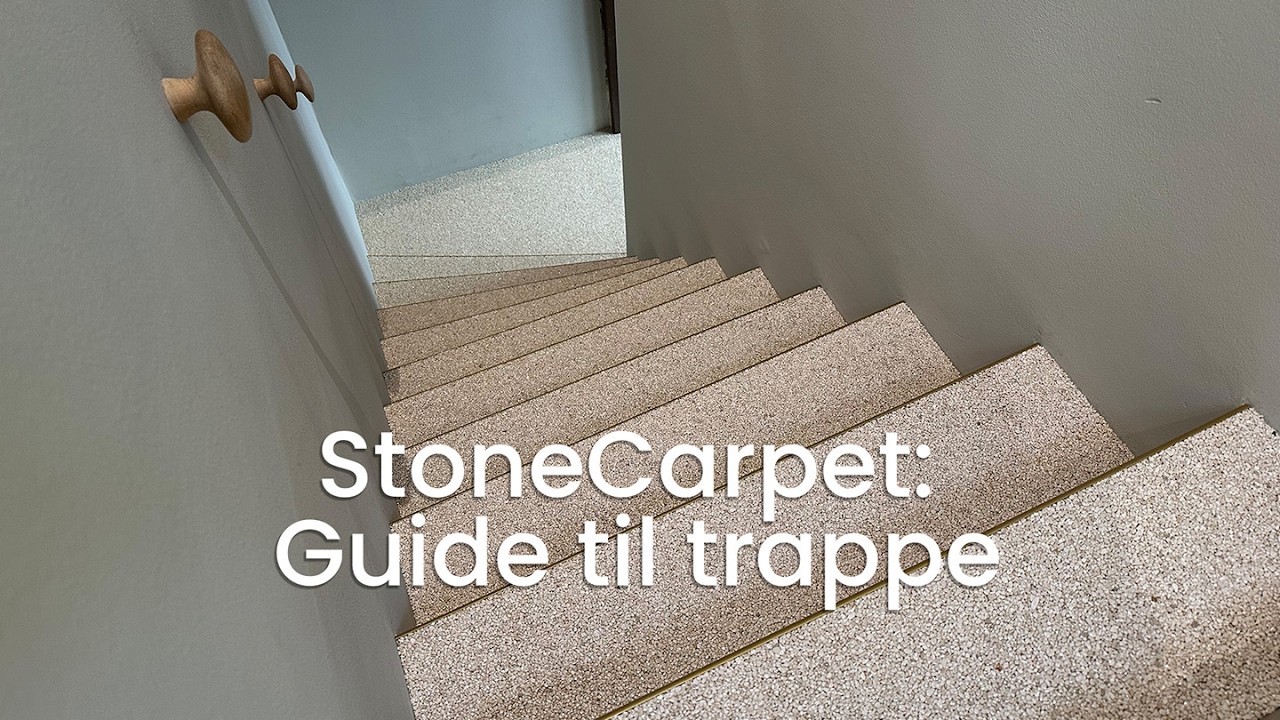 DIY guide: StoneCarpet på trappe