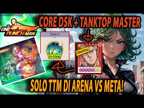 🔥🔥CORE DEEP SEA KING! SOLO TANKTOP MASTER VS META ARENA OCTOBER 2023 - ONE PUNCH MAN The Strongest