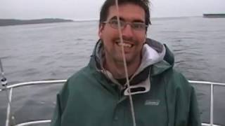 How to sail Boston to Halifax Canada sailing day 5, Nova Scotia and the submarine