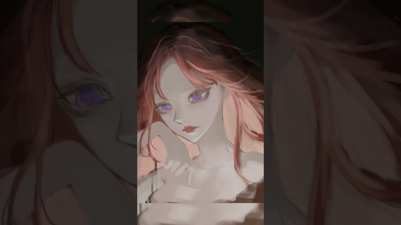 【厚塗り】イラストメイキング【Procreate】#shorts  #Illustration