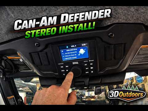 DIY Stereo Install on My Can-Am Defender