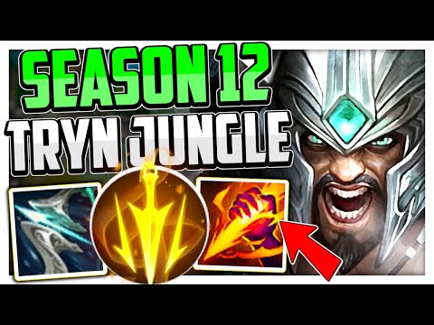 How to Play Tryndamere Jungle & CARRY for Beginners SEASON 12 + Best Build/Runes League of Legends