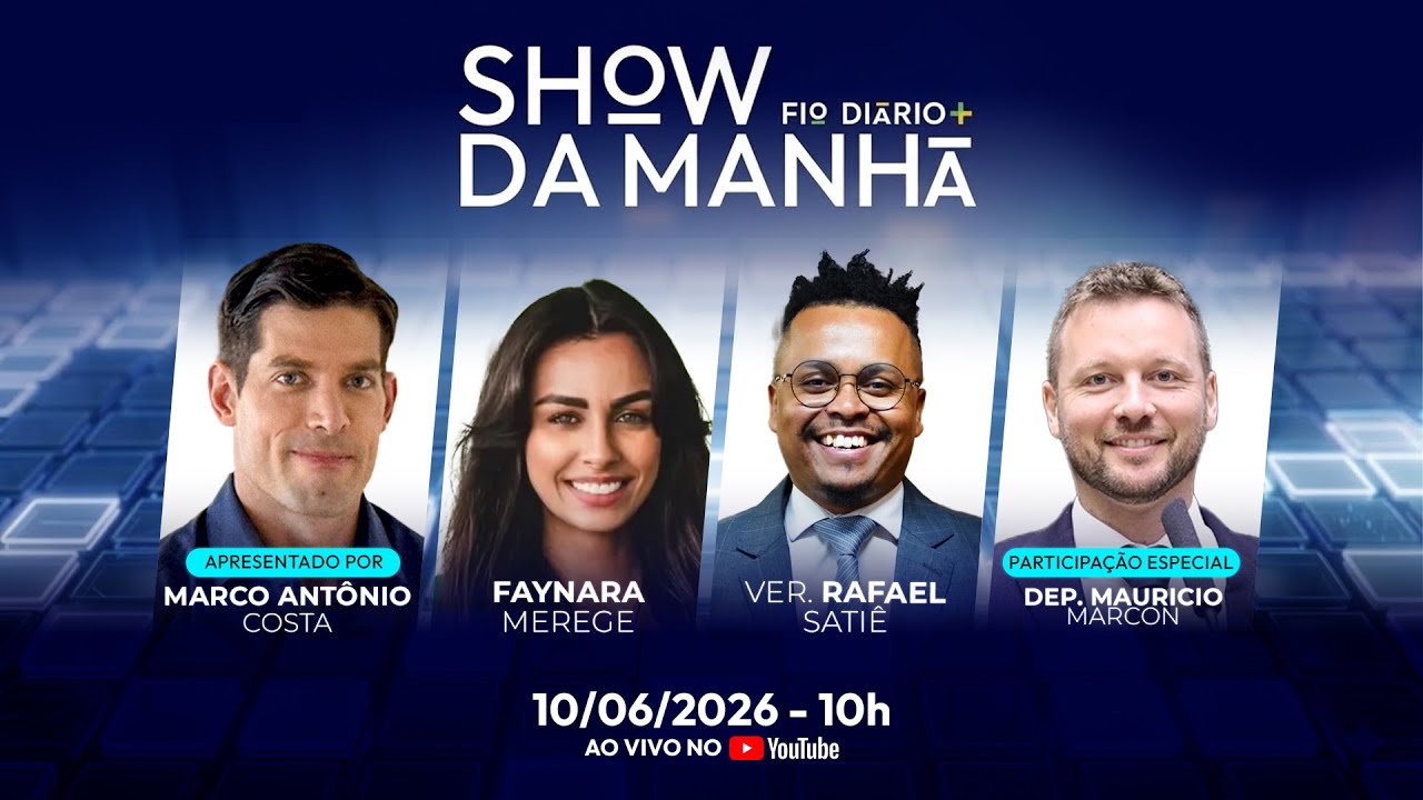 SHOW DA MANHÃ - VORCARO TENTA SALVAR MORAES E PF REJEITA DELAÇÃO - 10/06/2026
