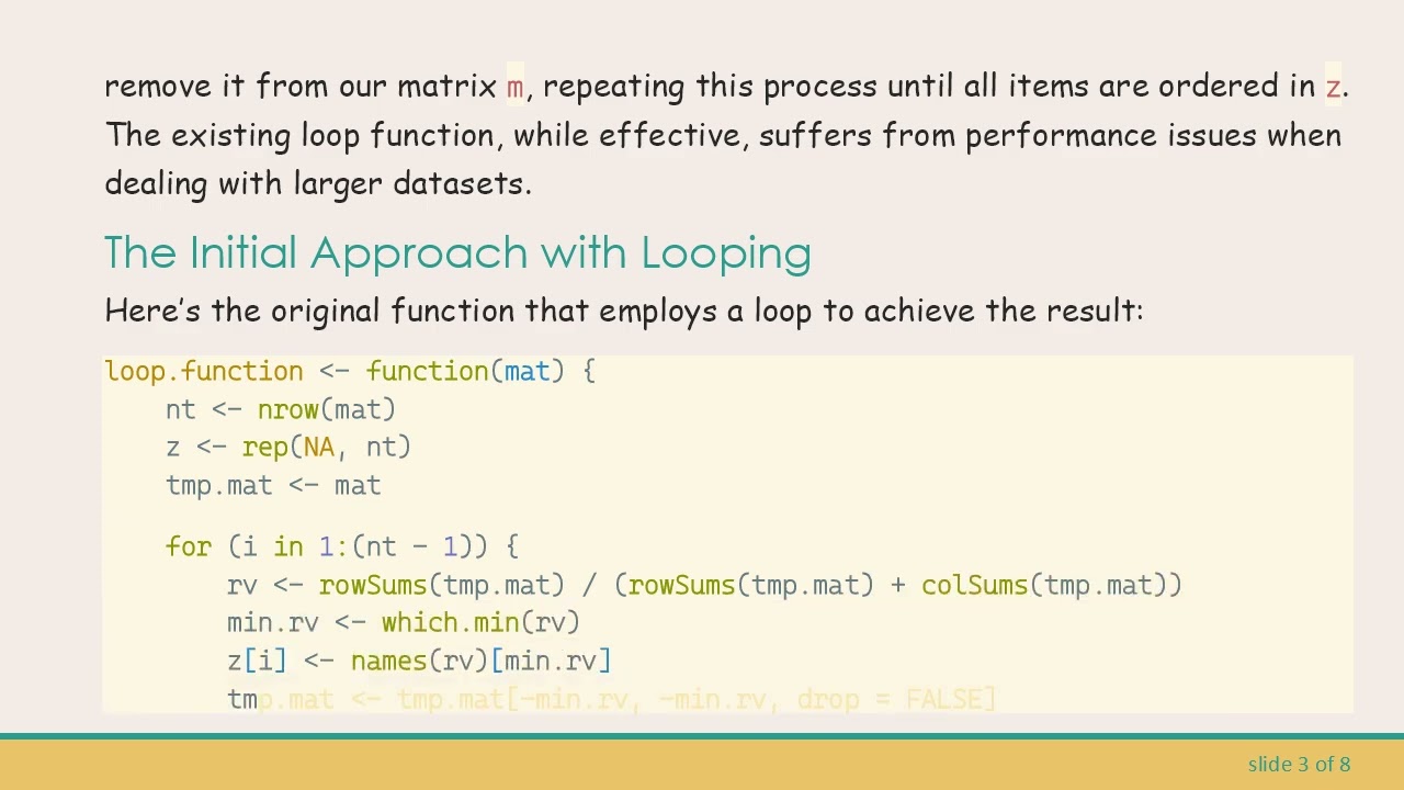 Vectorizing Loop Functions in R: Boost Your Performance!