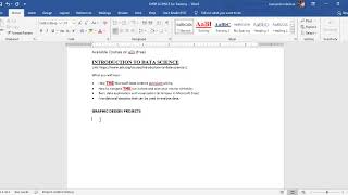 Episode 9: Adding Table and Working with Tables in Microsoft Office Word 2016