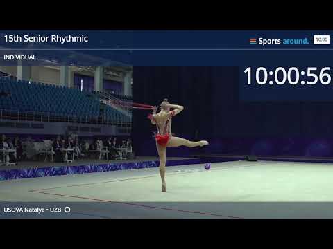 USOVA Natalya (UZB) HOOP AA 33,15 - Asian Championship 2024