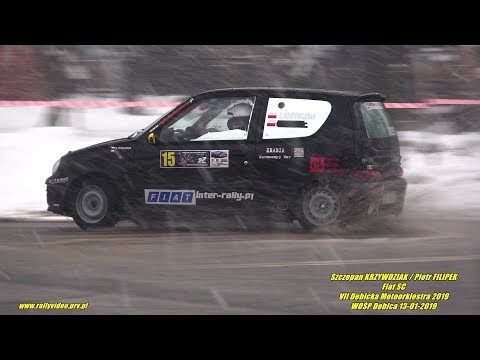 Szczepan KRZYWDZIAK / Piotr FILIPEK - Fiat SC - VII Dębicka Motoorkiestra WOŚP Dębica 13-01-2019