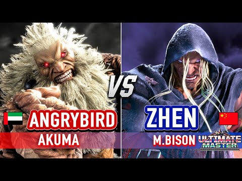 SF6 🔥 ANGRYBIRD (Akuma) vs ZHEN (M.Bison) 🔥 Street Fighter 6 High Level Gameplay