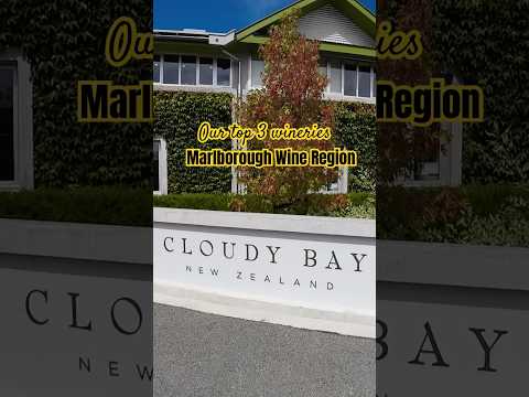 Our top 3 wineries. Marlborough Wine Region. New Zealand. Cloudy Bay. Framingham. Villa Maria Estate