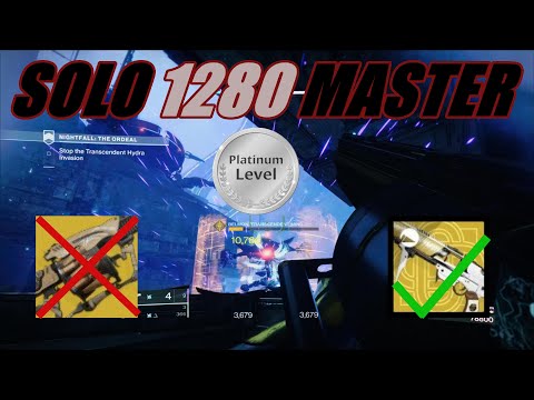 NO ANARCHY: Solo 1280 Master Nightfall (Platinum Rank) 100K - The Glassway - Destiny 2 Beyond Light