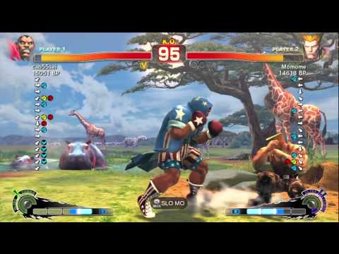 Cab [Balrog] vs Momome [Guile] SSF4 Japanese Online Ranked Matches - TRUE-HD