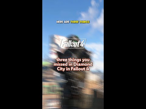 Three Things You Missed in Diamond City in Fallout 4 #fallout