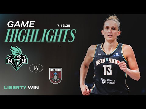 HIGHLIGHTS | Liberty Erase 19-Point Deficit To Beat Atlanta Dream, 79-72
