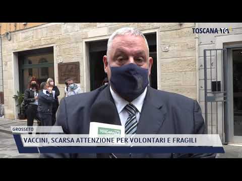 2021-04-29 GROSSETO - VACCINI, SCARSA ATTENZIONE PER VOLONTARI E FRAGILI