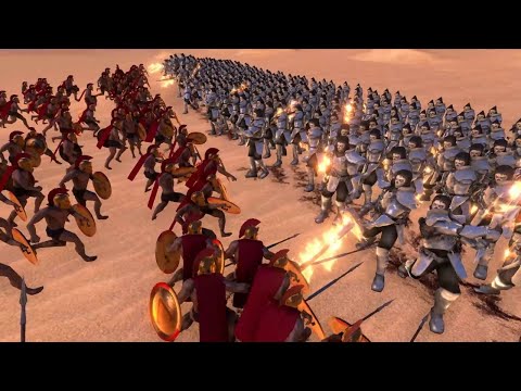 500 Golden Knight vs 5000 Spartan's | Ultimate Epic Battle Simulator |