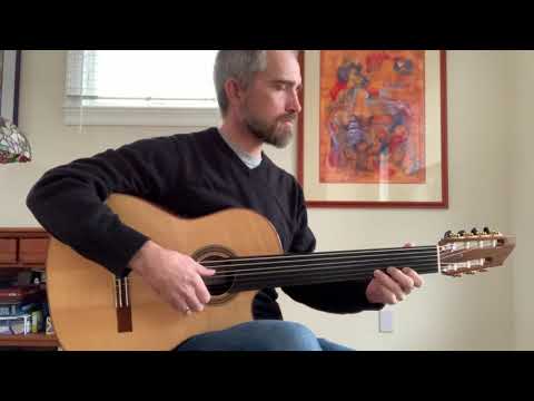 Folk Tune in Makam Huseyni for Clawhammer Guitar