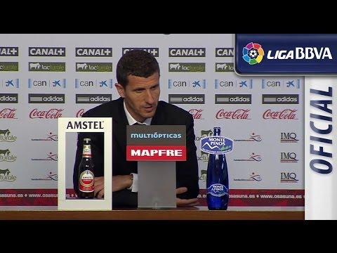 Press Conference Javi Gracia after Osasuna (0-2) Celta de Vigo - HD