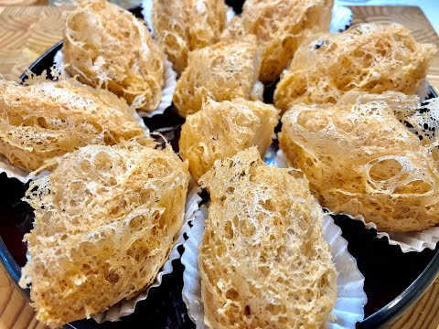 Classic Crispy Honeycomb Taro Dumplings