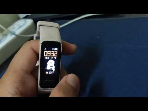 Huawei band 4 setting and battery charging