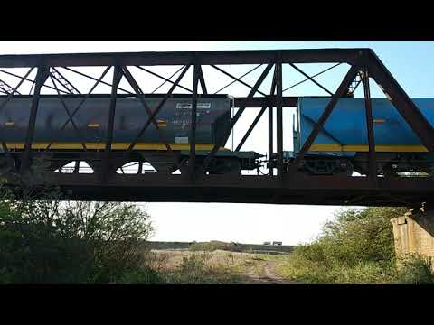 Alco 8480 - FEPSA pasando Puente Ferroviario por Arminda, Santa Fe ( 06/10/21)