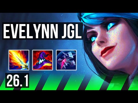 EVELYNN vs MORGANA (JGL) | EUW Master | 26.1