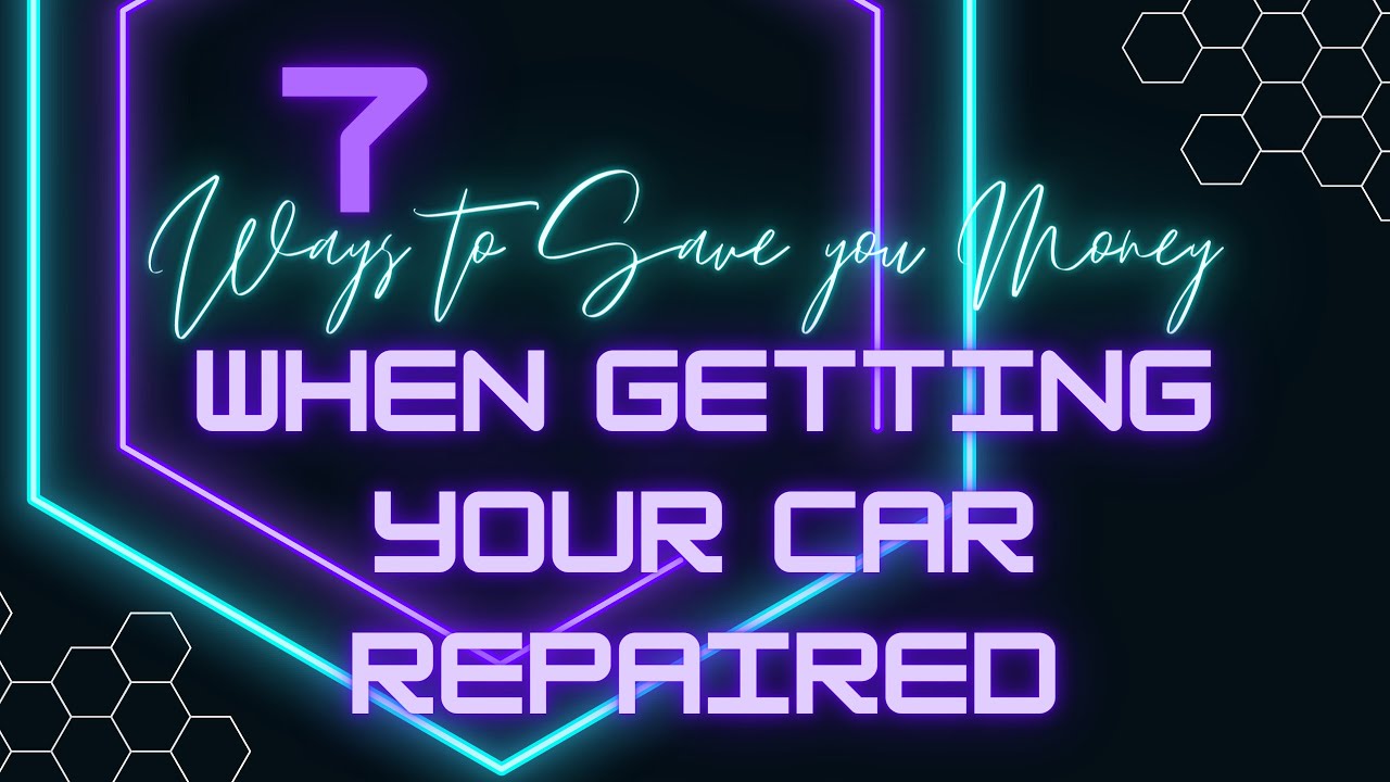 7 ways you can save MONEY going to an AUTO repair Shop!