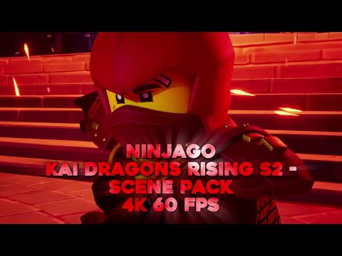 Ninjago Kai Dragons Rising Season 2 Scene pack 4K Real 60FPS (No Cc)
