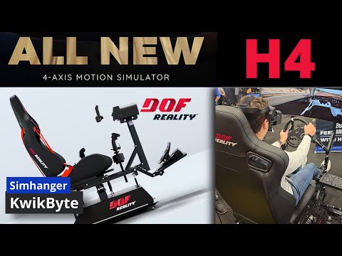 New 4 Axis Motion Platform for Flight Sim Enthusiasts | DOF Reality H4