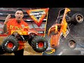 El Toro Loco Driver STUNTS using the MEGA El Toro Loco RC Monster Truck! - Drivers VS Toys