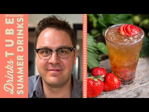 Strawberry & Beer Mojito Cocktail | Tim Anderson