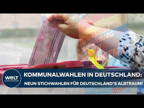 NEBEN EUROPAWAHL: Überraschung bei Kommunalwahlen - Neun Stichwahlen mit AfD-Kandidaten entscheiden!