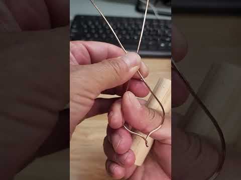 XGene Frame -Shaping a frame for a wire wrapped pendant...