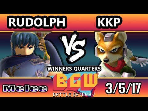 BGW15 SSBM - Rudolph (Marth) Vs. kkp (Fox) Smash Melee WQ