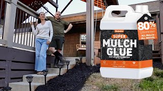 New Outdoor Landscaping Project | Shabebe Super Mulch Glue | Heghineh