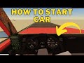How To Start The Car in a Dusty Trip | Roblox
